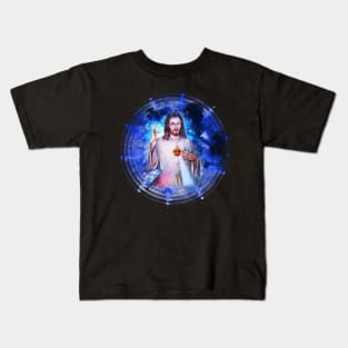 Jesus Divine Mercy Sacred Heart -  I Trust in You - Faustina Kids T-Shirt